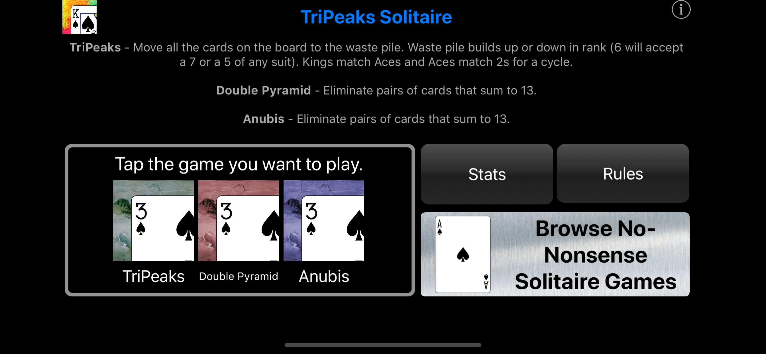 TriPeaks Solitaire - Classic