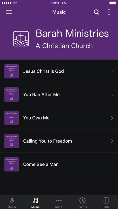 Barah Ministries App Screenshot