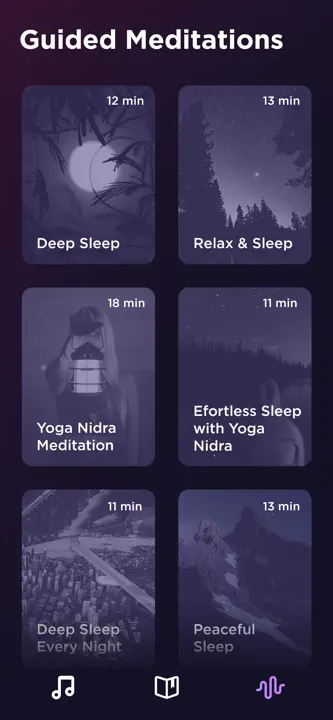 Sleep: Sounds & Meditationのスクリーンショット（2/5）