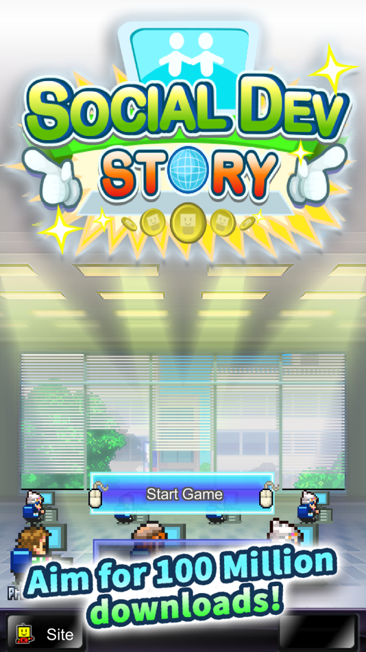#4. Social Dev Story (iOS) By: Kairosoft Co.,Ltd