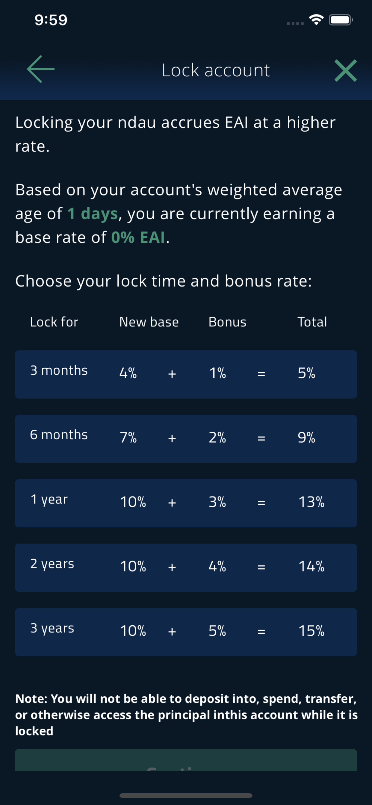 ndau wallet screenshot 6