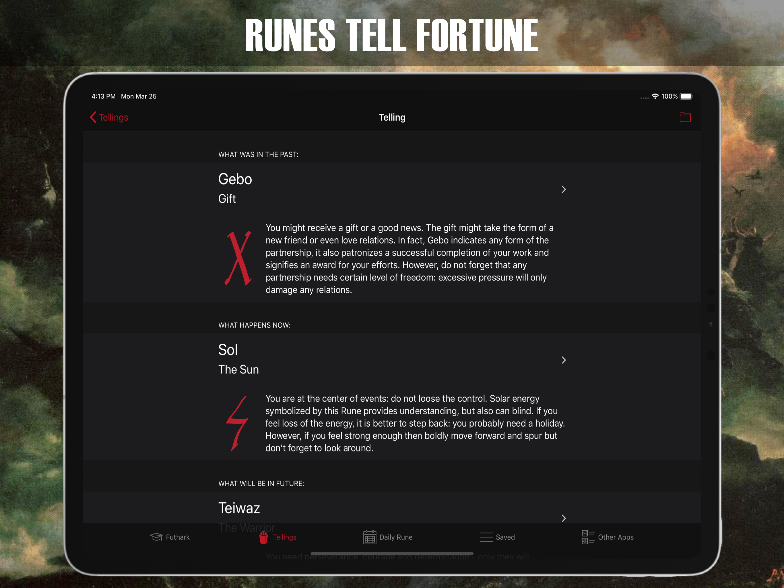 Ancient rune magic in practice