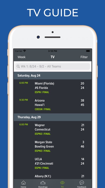 Utah Football Schedules screenshot-6