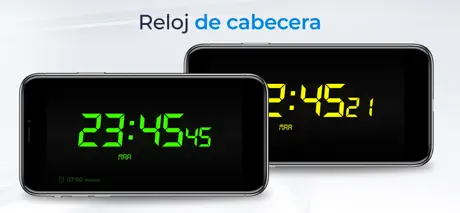 Reloj despertador para mí.