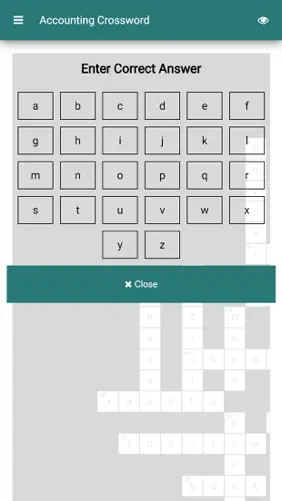 Accounting Terms Crossword screenshot 2
