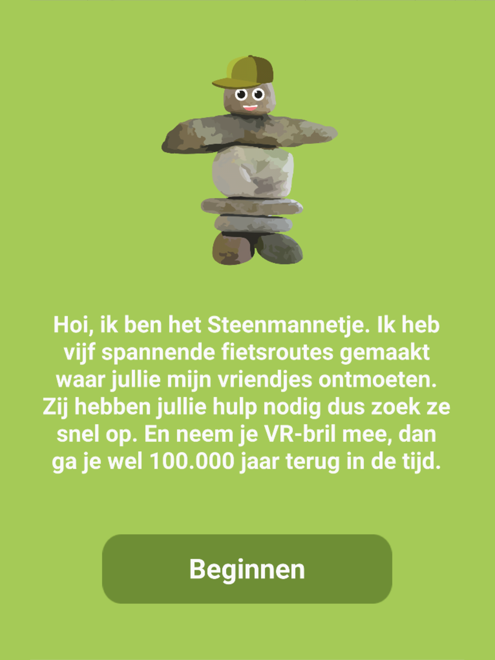 Steenmannetje Op Fietse AR
