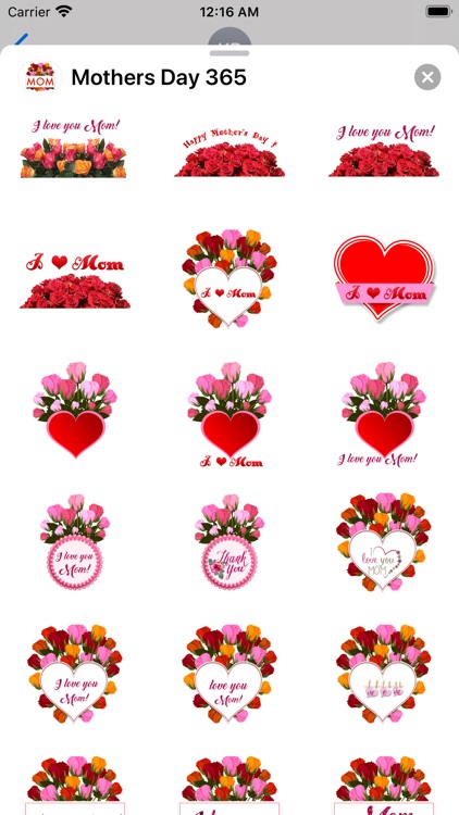 Mother's Day 365 Stickers screenshot-3
