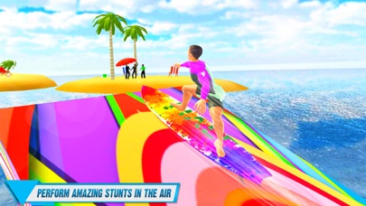 Beach Water Surfing Fun Race screenshot 4