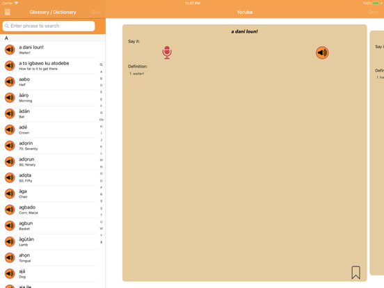 iSabi™ Yoruba+ iPad screenshot 6 - Education app
