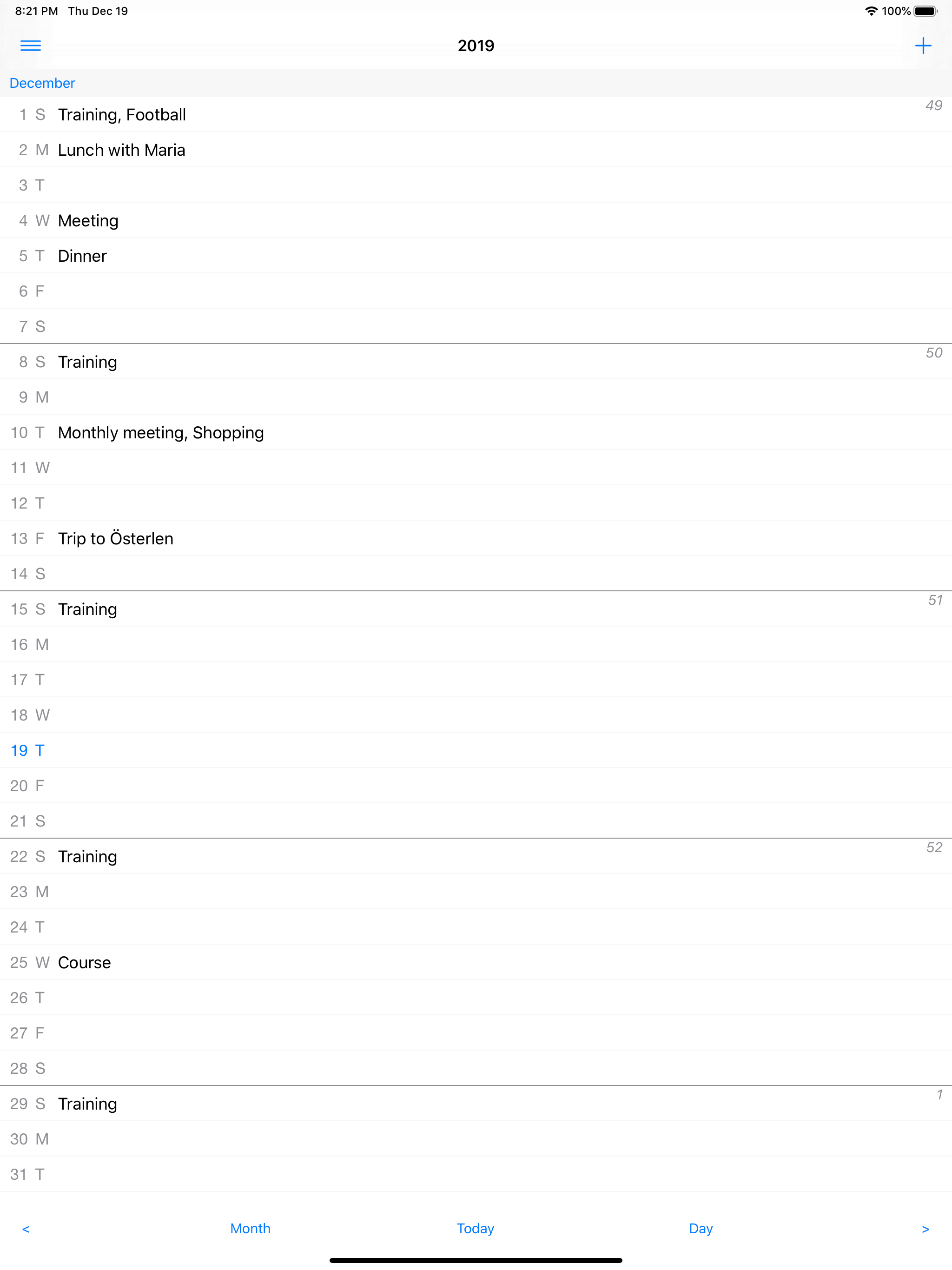 Month View Calendar screenshot 5