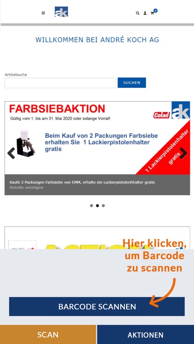 Screenshot #1 pour Webshop AK