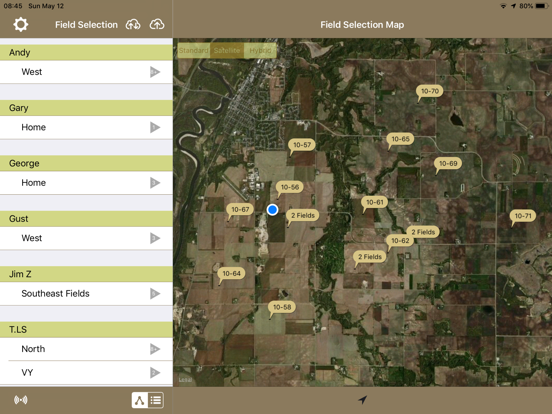 FieldX GeoNotes iPad screenshot