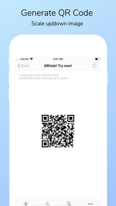 QRHub - QR Code Reader/Creator Screenshot