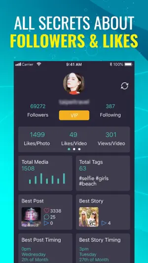 Followers Track & Likes Insigt screenshot 1