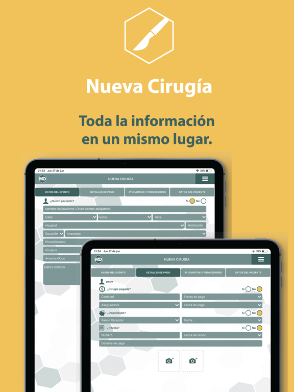 Pagos MD iPad screenshot 2 - Medical app