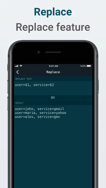 RegEx Lab: Regular Expressions iPhone-skjermbilde 3