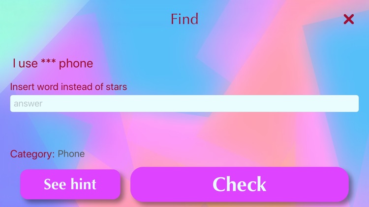 Paste words into sentences screenshot-3