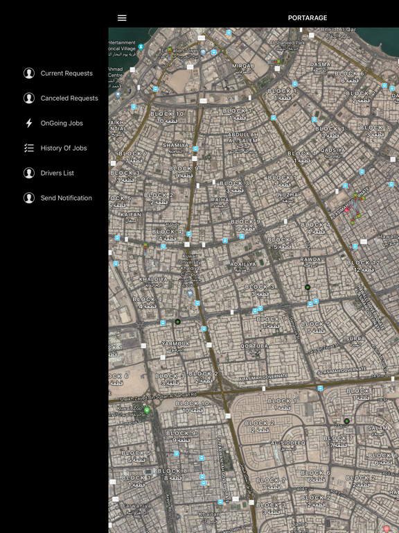 PT Call Center iPad screenshot 2 - Navigation app