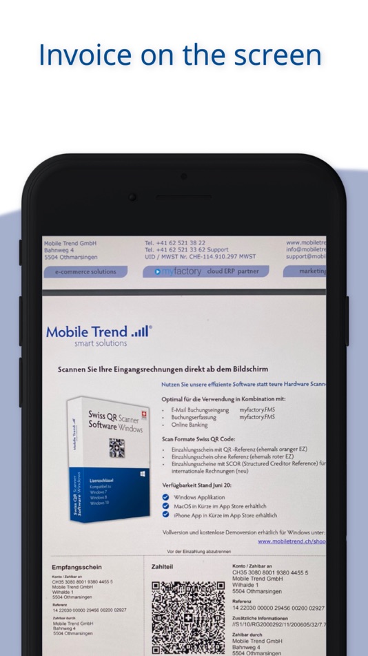 #4. Mobile Swiss QR Scan (iOS) 由: Mobile Trend GmbH (Switzerland)