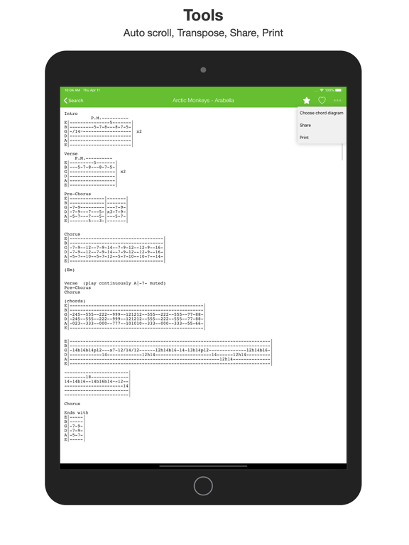 Screenshot #5 pour Guitar chords and tabs