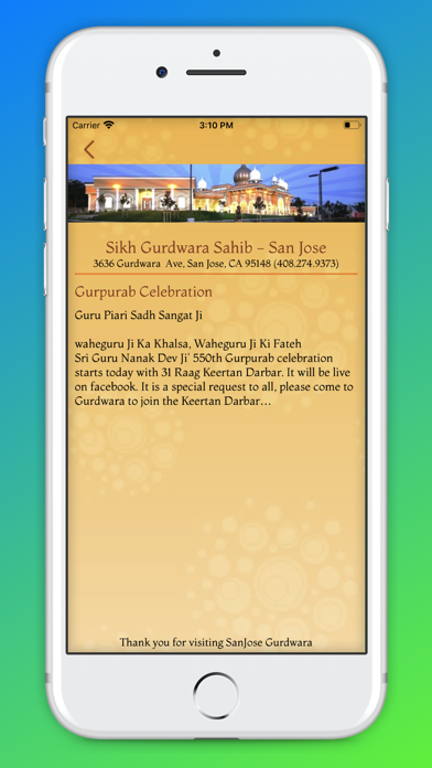Sikh Gurdwara Sahib -San Jose Screenshot