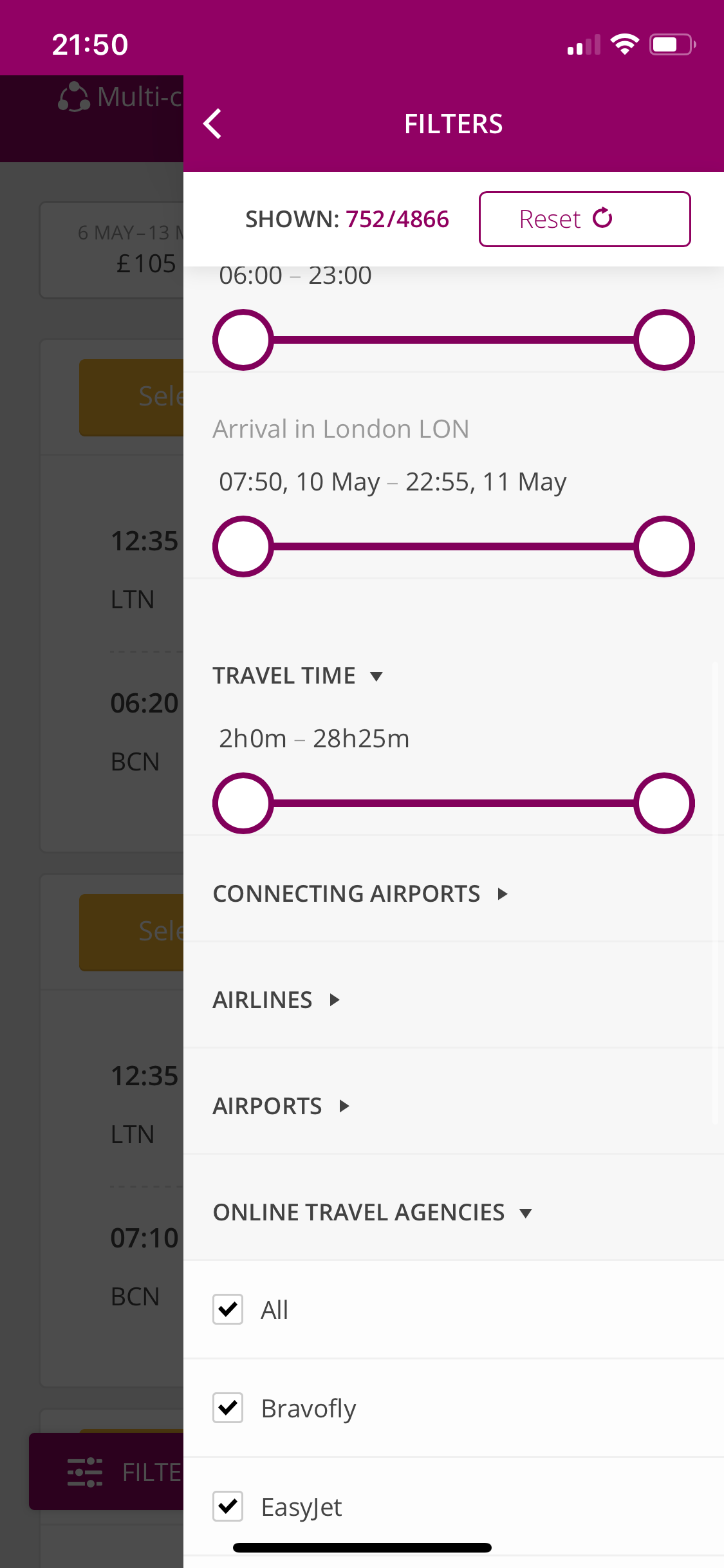 Flight Scanner - Airfare Deals screenshot 4