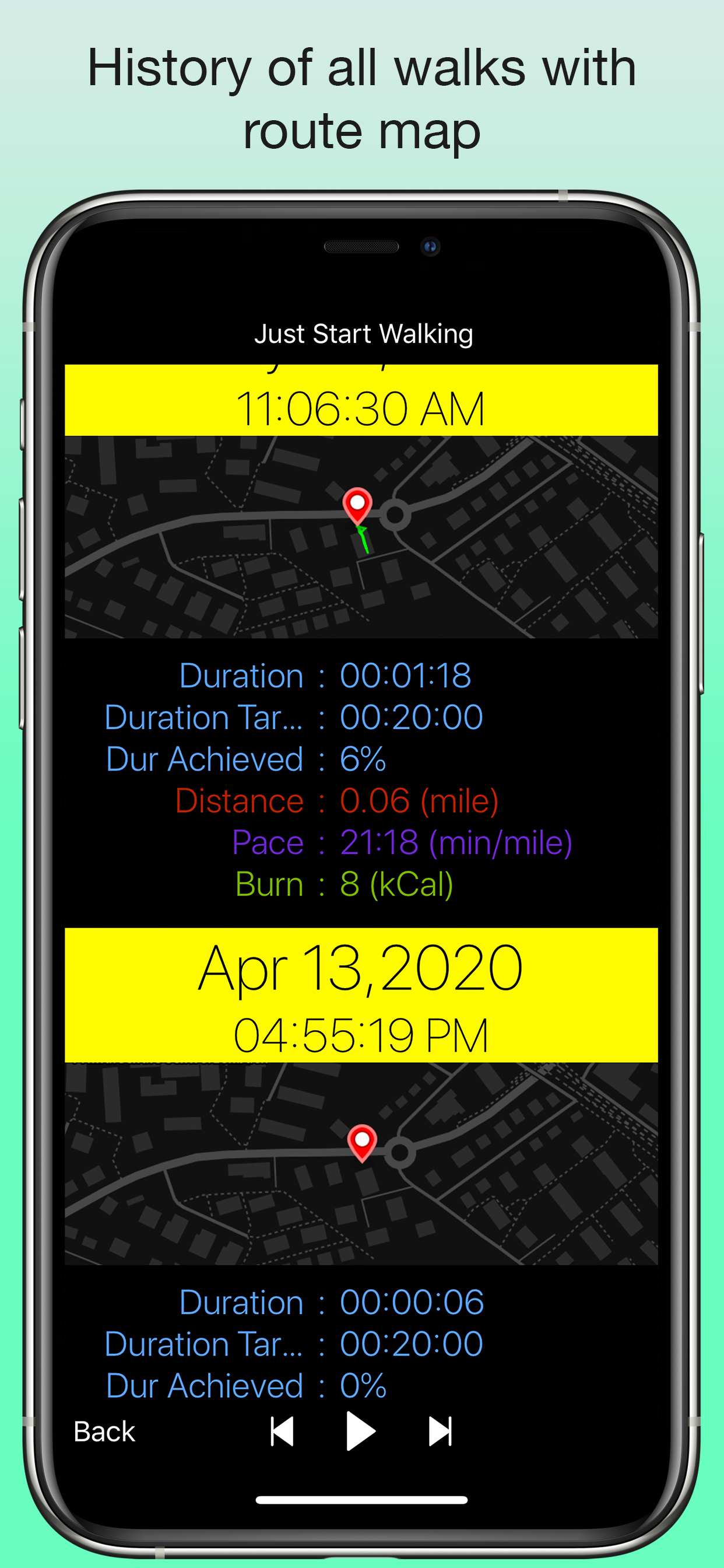jS Walk 20 - Walking Tracker
