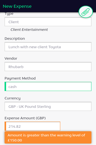 Zetadocs Expenses screenshot 2