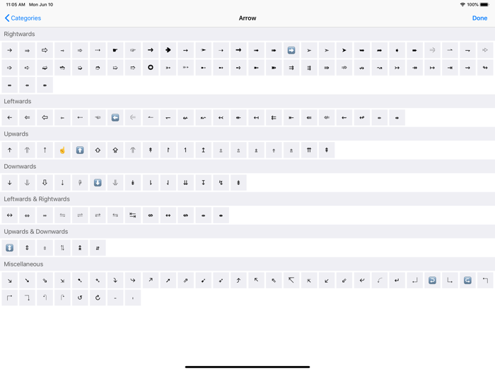 kSymbol - Symbol Keyboard