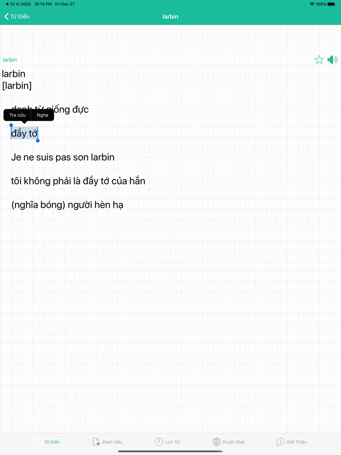 FVEDict - Từ Điển Pháp Việt