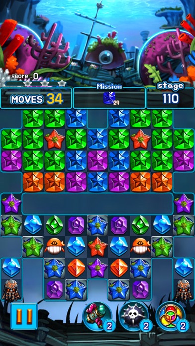 Jewel Kraken: Match3 puzzle Screenshot