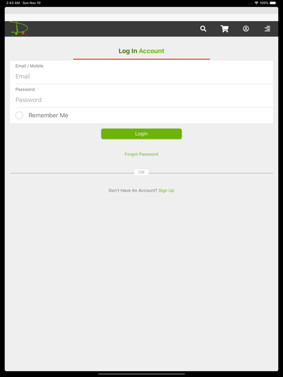 Dakakyn Online Grocery iPad screenshot
