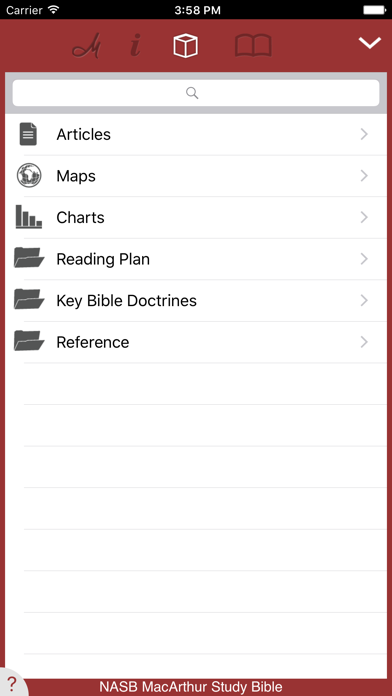 NASB MacArthur Study Bible Screenshot