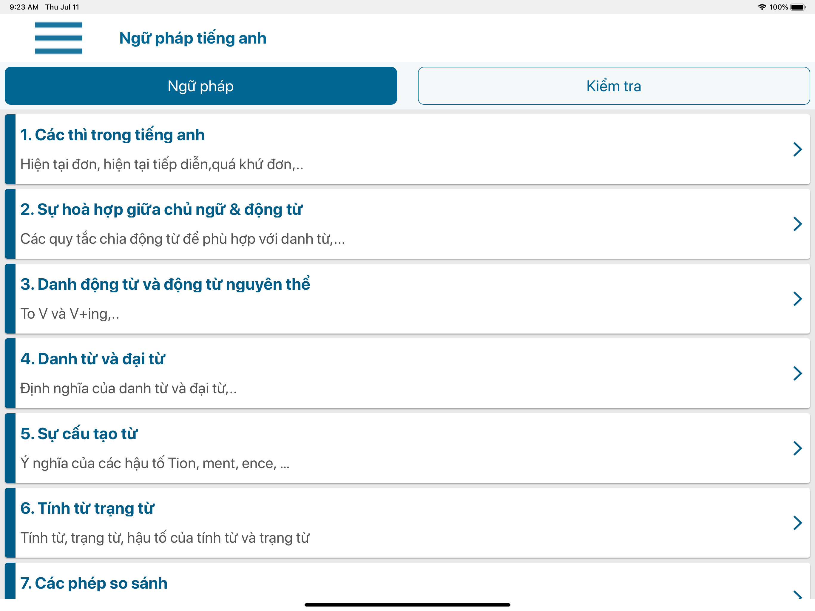 Bài Tập Ngữ Pháp Tiếng Anh SVO