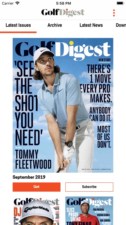 Golf Digest Magazine
