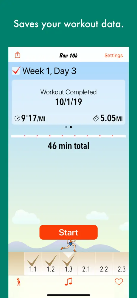 Run 10k - couch to 10k program