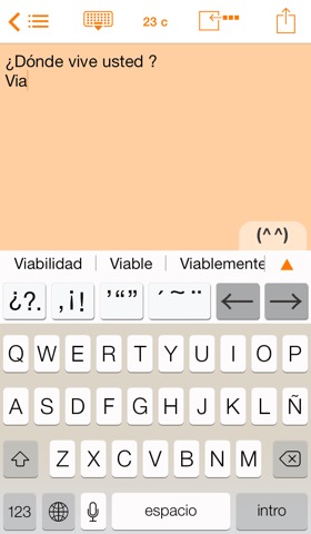 Easy Mailer Spanish Keyboardのおすすめ画像1