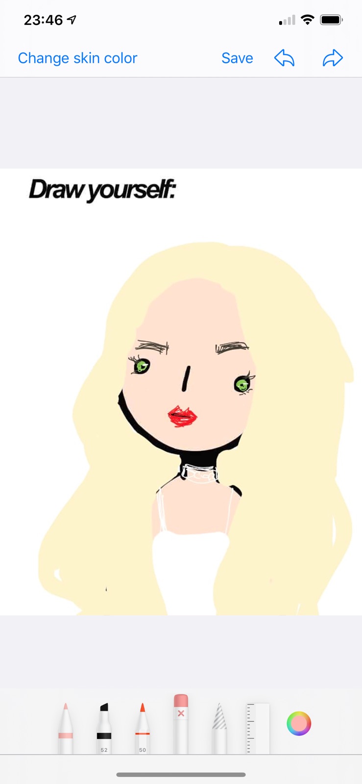 Draw Yourself iphone screenshot 3