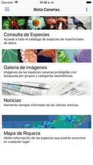 biota-canarias iphone capturas de pantalla 1