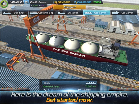 Ship Tycoon iPad app afbeelding 5