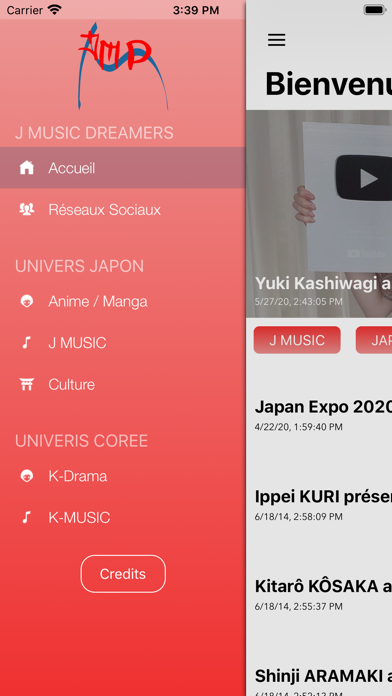 Screenshot #1 pour J MUSIC DREAMERS
