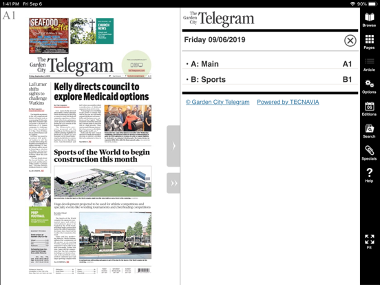Screenshot #5 pour Garden City Telegram eEdition