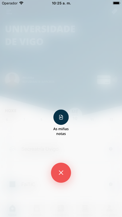 Universidade de Vigo Screenshot