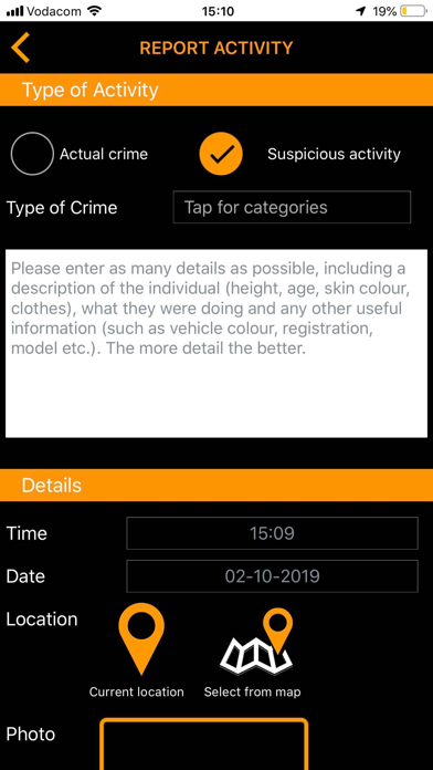 Crime Agitator iPhone screenshot 5 - Utilities app