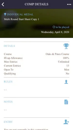 Sunningdale Golf screenshot 3