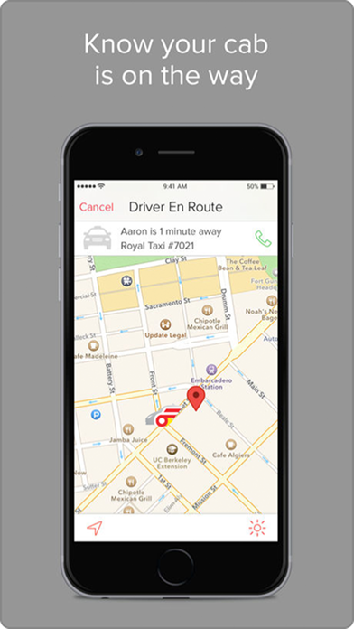 Flywheel - The Taxi App Screenshot
