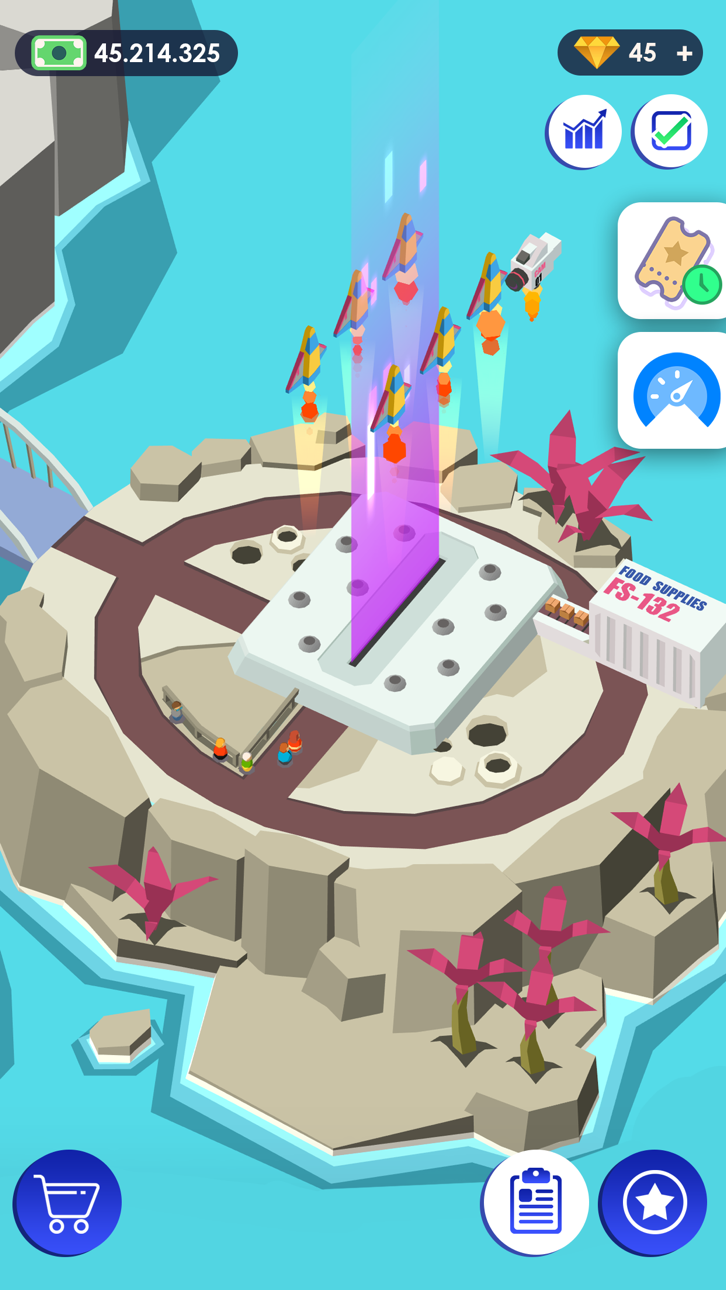 Idle Theme Park - Tycoon Game iOS Mod IPA screenshot 4 - iOS game interface