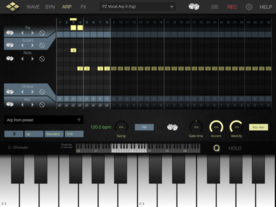 Poseidon Synth iPad app afbeelding 2