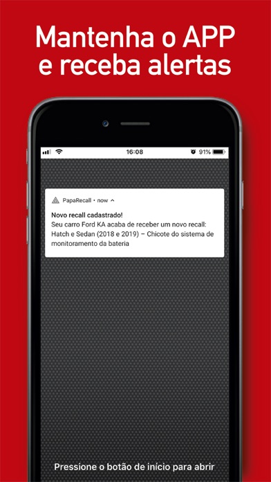 PapaRecall - Recall de Carro Screenshot