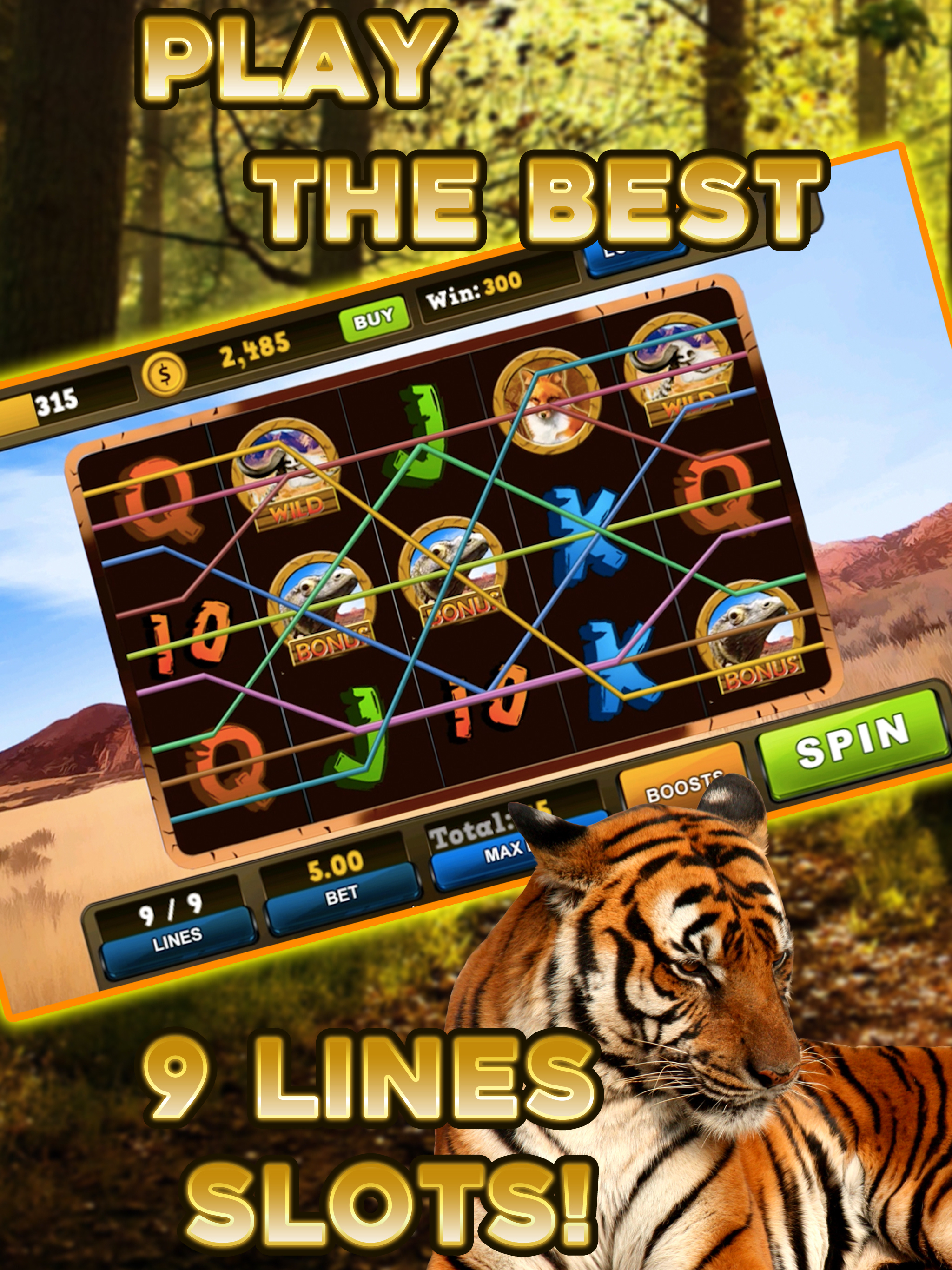 Wild Tiger Slots Machine Games